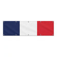 Drapeau de la France grand format XL en polyester avec dix œillets