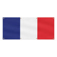 Drapeau france polyester résistant œillets usage extérieur