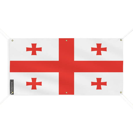 Drapeau de la géorgie 6 oeillets en plusieurs tailles (m) - pixelforma