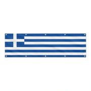 Drapeau de la Grèce grand format XL en polyester avec dix œillets