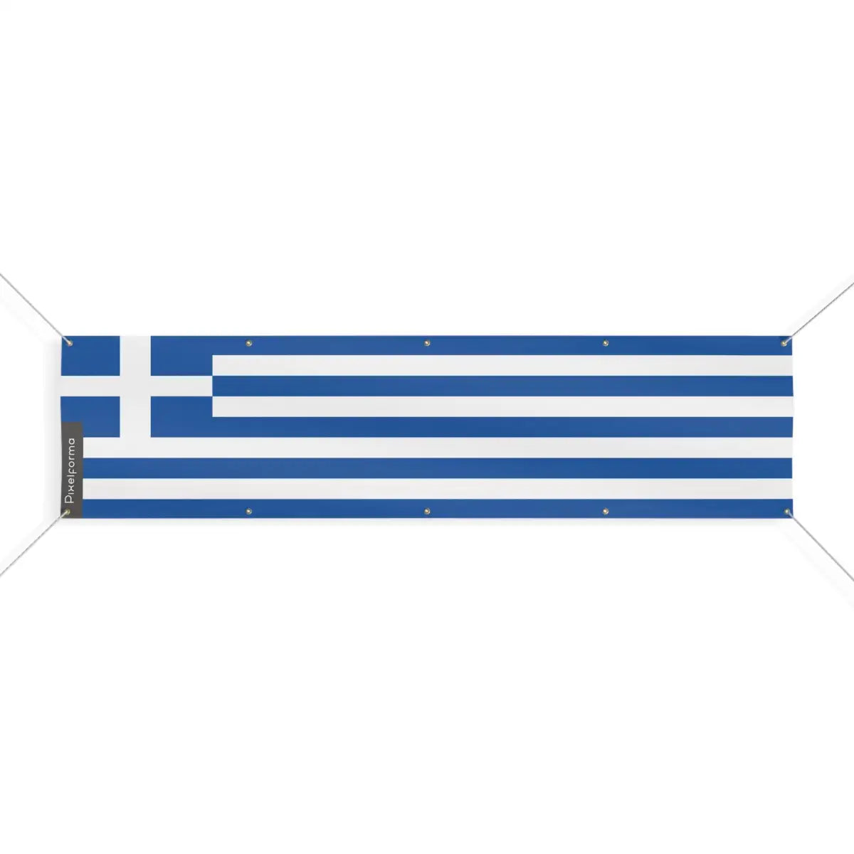 Drapeau de la Grèce 10 Oeillets en Plusieurs Tailles (XL) - Pixelforma 