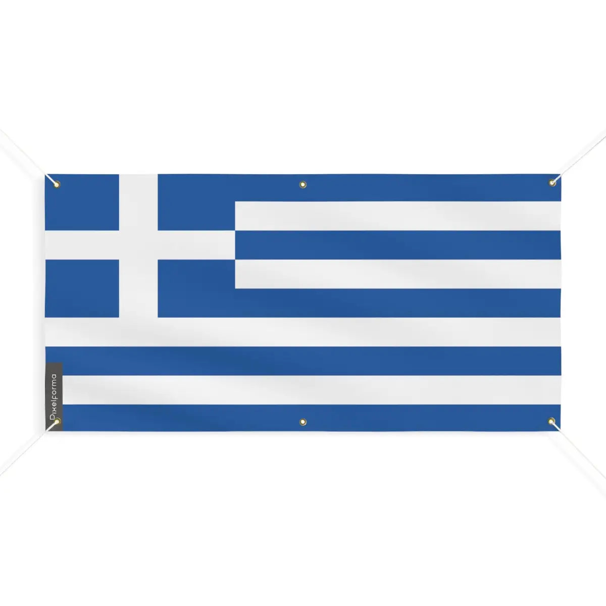 Drapeau de la Grèce 6 Oeillets en Plusieurs Tailles (M) - Pixelforma 