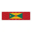 Drapeau de la Grenade grand format XL en polyester avec dix œillets