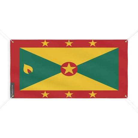 Drapeau de la grenade 6 oeillets en plusieurs tailles (m) - pixelforma