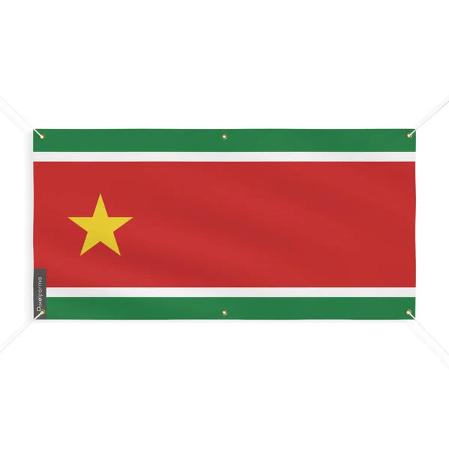 Drapeau de la Guadeloupe 6 Oeillets en Plusieurs Tailles (M) - Pixelforma 