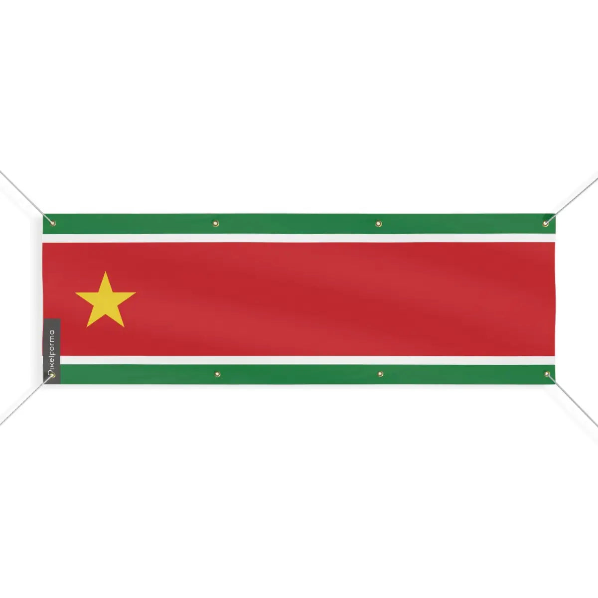 Drapeau de la Guadeloupe 8 Oeillets en Plusieurs Tailles (L) - Pixelforma 