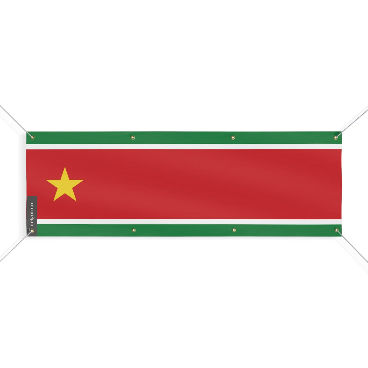 Drapeau de la Guadeloupe 8 Oeillets en plusieurs tailles - Pixelforma