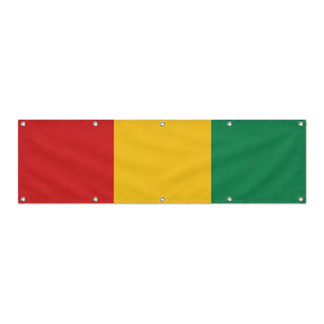 Drapeau de la Guinée grand format XL en polyester avec dix œillets