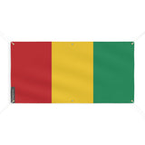 Drapeau de la Guinée 6 Oeillets en plusieurs tailles - Pixelforma