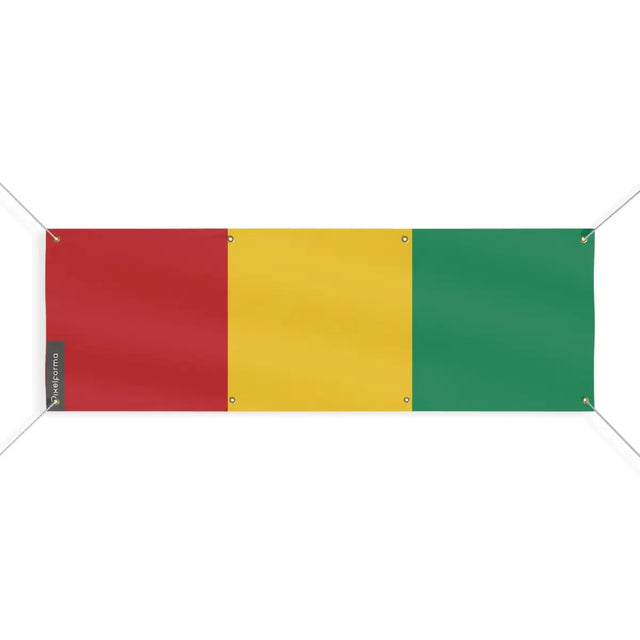 Drapeau de la Guinée 8 Oeillets en Plusieurs Tailles (L) - Pixelforma 