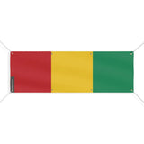 Drapeau de la guinée 8 oeillets en plusieurs tailles (l) - pixelforma