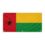 Drapeau guinée-bissau polyester résistant à l’extérieur