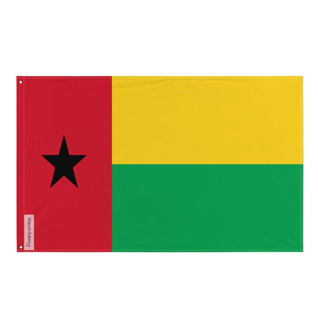 Drapeau de la Guinée-Bissau en plusieurs tailles 100 % polyester Imprimer avec Double ourlet - Pixelforma