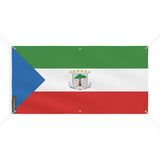 Drapeau de la guinée équatoriale 6 oeillets en plusieurs tailles (m) - pixelforma