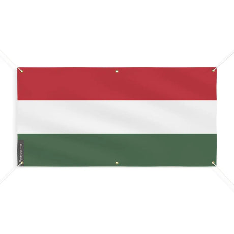 Drapeau de la hongrie 6 oeillets en plusieurs tailles (m) - pixelforma