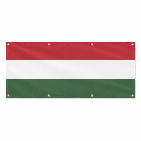Drapeau hongrie polyester résistant pour extérieur durable