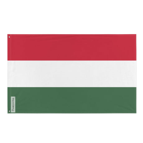 Flag of Hungary in Multiple Sizes 100% Polyester Print with Double Hem - Pixelforma