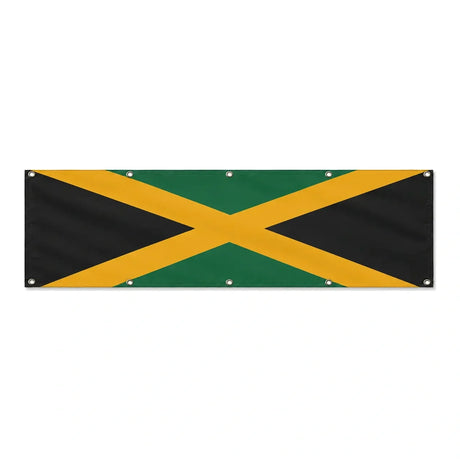 Drapeau de la Jamaïque grand format XL en polyester avec dix œillets