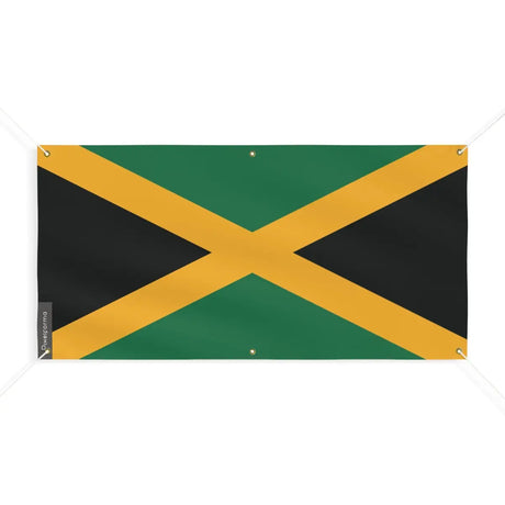 Drapeau de la Jamaïque 6 Oeillets en Plusieurs Tailles (M) - Pixelforma 