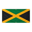 Drapeau jamaïque en polyester résistant œillets robustes