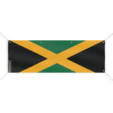 Drapeau de la Jamaïque 8 Oeillets en plusieurs tailles - Pixelforma