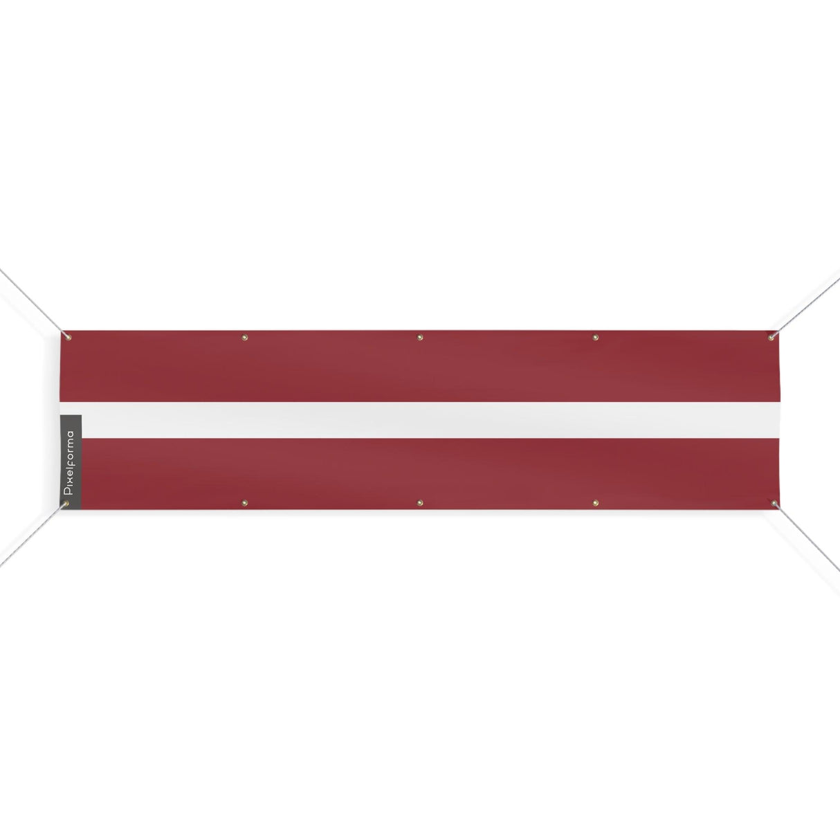 Latvia Flag 10 Eyelets in Multiple Sizes