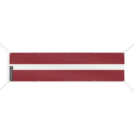 Drapeau de la lettonie 10 oeillets en plusieurs tailles (xl) - pixelforma