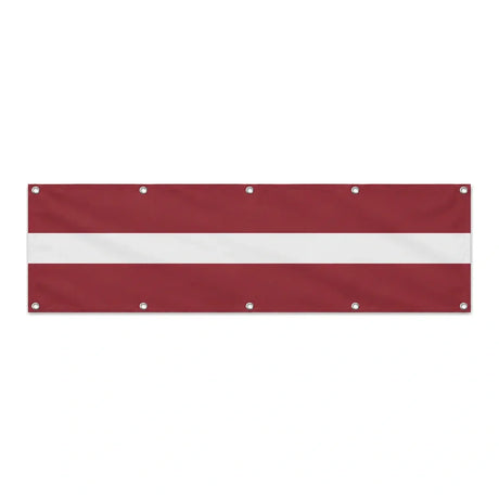 Drapeau de la Lettonie grand format XL en polyester avec dix œillets