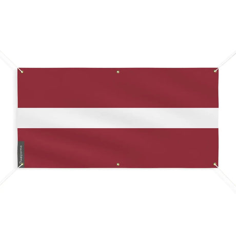 Drapeau de la lettonie 6 oeillets en plusieurs tailles (m) - pixelforma