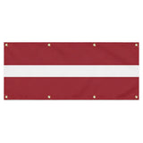 Grand drapeau lettonie polyester résistant aux intempéries