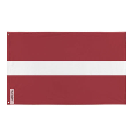 Latvia Flag in Multiple Sizes 100% Polyester Print with Double Hem - Pixelforma