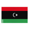 Libya Flag in Multiple Sizes 100% Polyester Print with Double Hem - Pixelforma