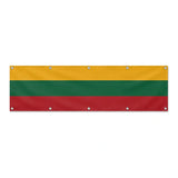 Drapeau de la Lituanie grand format XL en polyester avec dix œillets