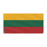 Drapeau de la lituanie 6 oeillets en plusieurs tailles (m) - pixelforma