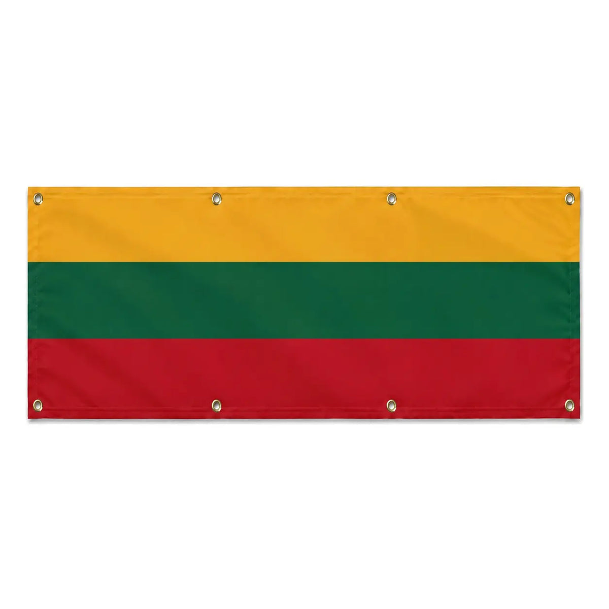 Drapeau lituanie en polyester résistant usage extérieur