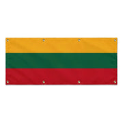 Drapeau lituanie en polyester résistant usage extérieur