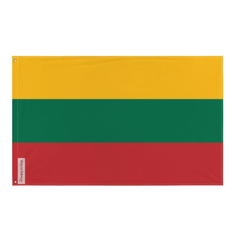 Flag of Lithuania in Multiple Sizes 100% Polyester Print with Double Hem - Pixelforma