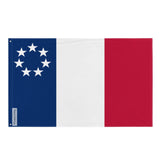 Drapeau de la Louisiane en 1861 en plusieurs tailles 100 % polyester Imprimer avec Double ourlet - Pixelforma