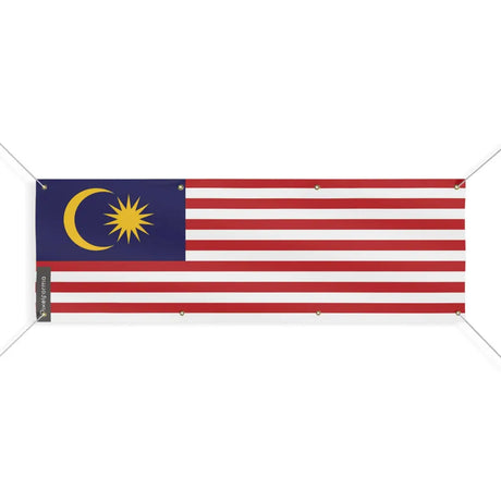 Drapeau de la malaisie 8 oeillets en plusieurs tailles (l) - pixelforma