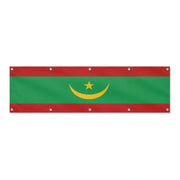 Drapeau de la Mauritanie grand format XL en polyester avec dix œillets
