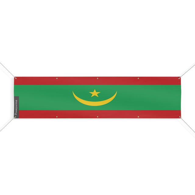 Drapeau de la Mauritanie 10 Oeillets en plusieurs tailles - Pixelforma