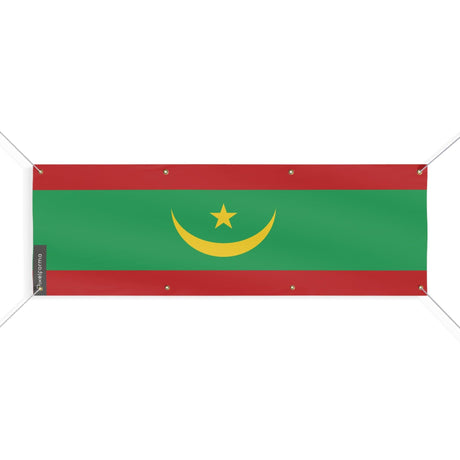 Drapeau de la Mauritanie 8 Oeillets en plusieurs tailles - Pixelforma