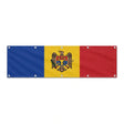 Drapeau de la Moldavie grand format XL en polyester avec dix œillets