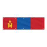 Drapeau de la Mongolie grand format XL en polyester avec dix œillets