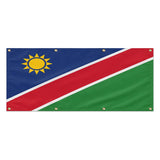 Drapeau namibie polyester résistant usage extérieur durable