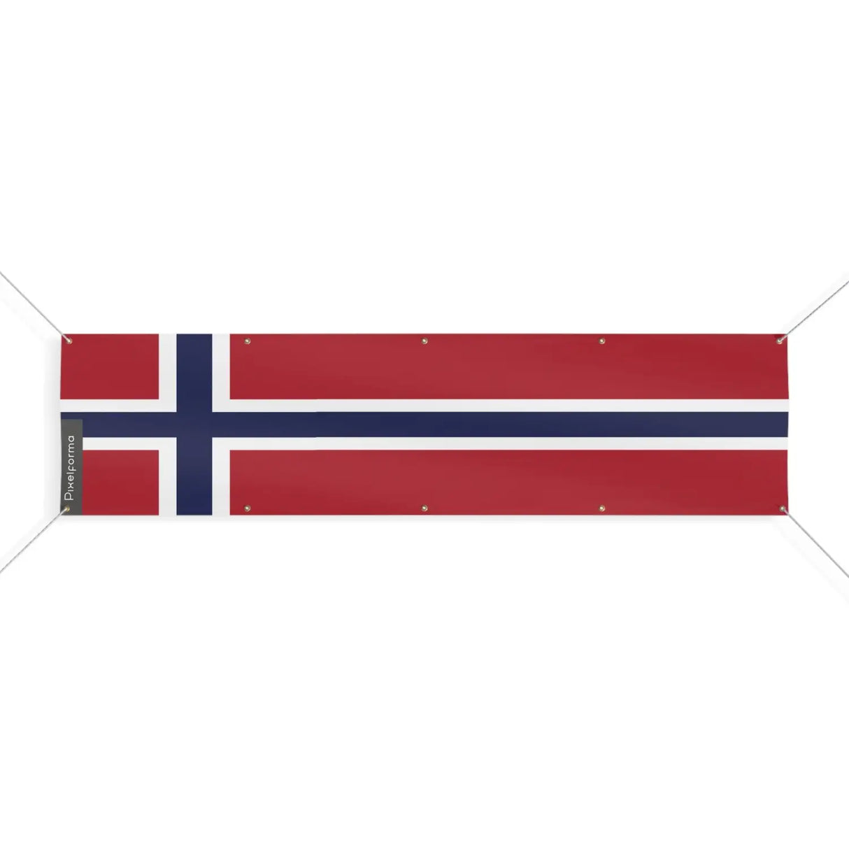 Drapeau de la norvège 10 oeillets en plusieurs tailles (xl) - pixelforma