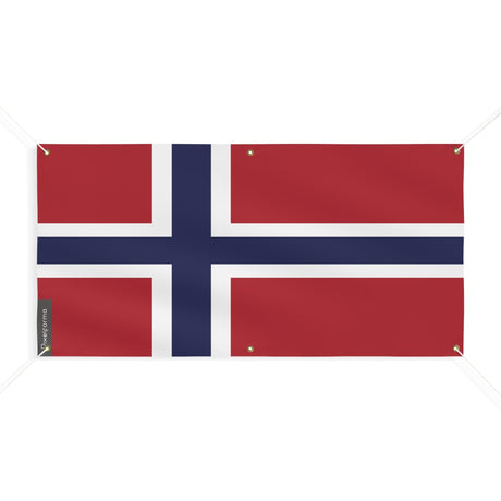 Drapeau de la Norvège 6 Oeillets en plusieurs tailles - Pixelforma