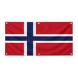 Drapeau norvège polyester résistant aux intempéries