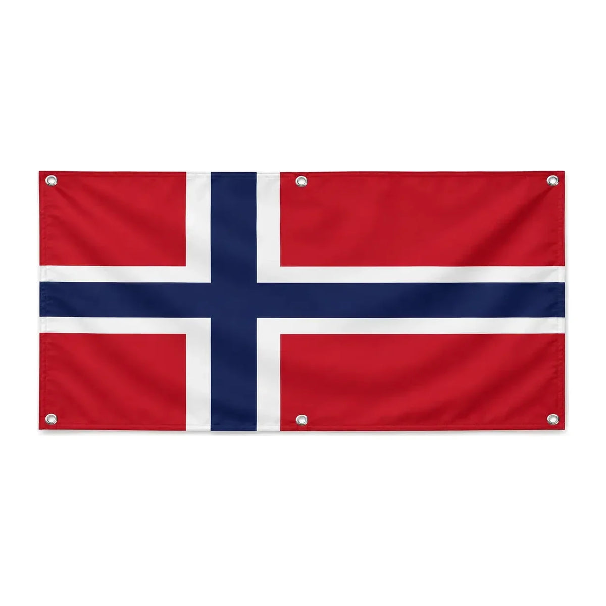 Drapeau norvège polyester résistant aux intempéries