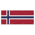 Drapeau norvège polyester résistant usage extérieur intensif